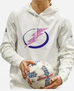 Yanni Gourde Tampa Bay Lightning White Hoodie