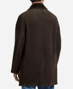 Zegna Warmth And Elegance Dark Brown Shearling Coat