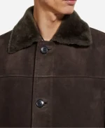 Zegna Warmth And Elegance Shearling Coat - Dark Brown