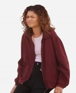 Zendaya Euphoria Red Jacket