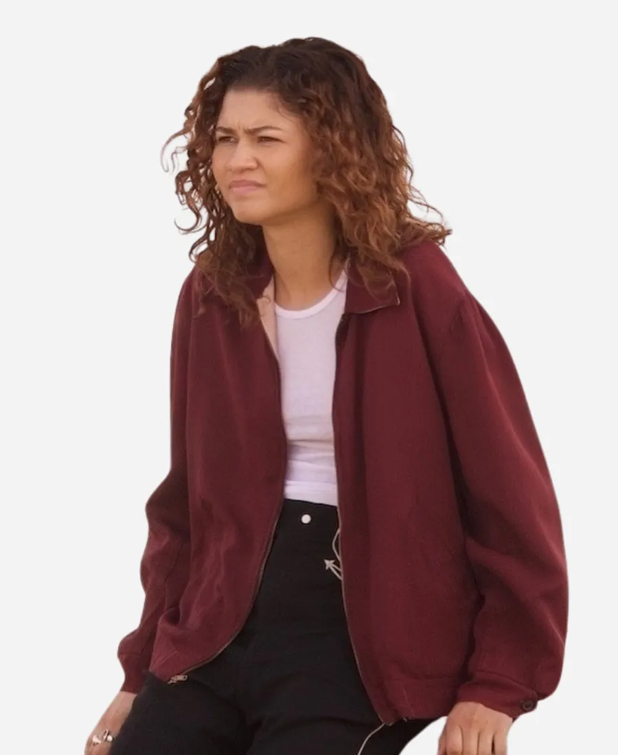 Zendaya Euphoria Red Jacket Zendaya Euphoria Red Jacket