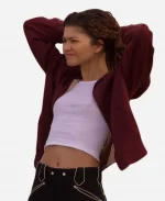 Zendaya Euphoria S04 Jacket - Red