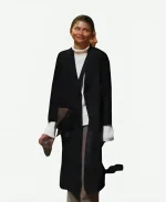Zendaya Movie The Drama 2025 Black Wool Coat