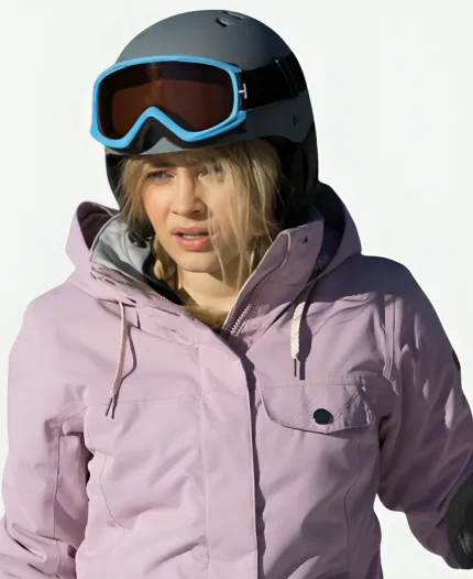 Zoey Miller The Other Zoey 2023 Josephine Langford Purple Parka Jacket