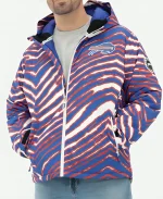 Zubaz Bills Zebra Snow Jacket