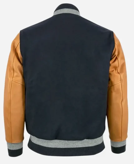 1938 Boston Red Sox Wool Varsity Jacket - Navy Blue and Brown