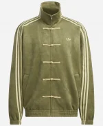 2026 New Chinese Style Green Track Jacket