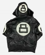 8 Ball Black Hooded Jacket
