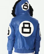 8 Ball Pool Hooded Jacket - Blue