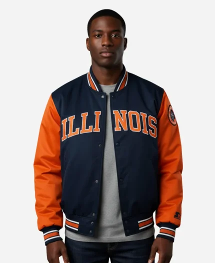 90’s Illinois Fighting Jacket