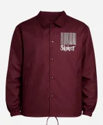 A.J. Soprano The Sopranos Slipknot Maroon Windbreaker Jacket 