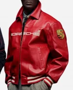ALD x Porsche 993 Red Leather Jacket