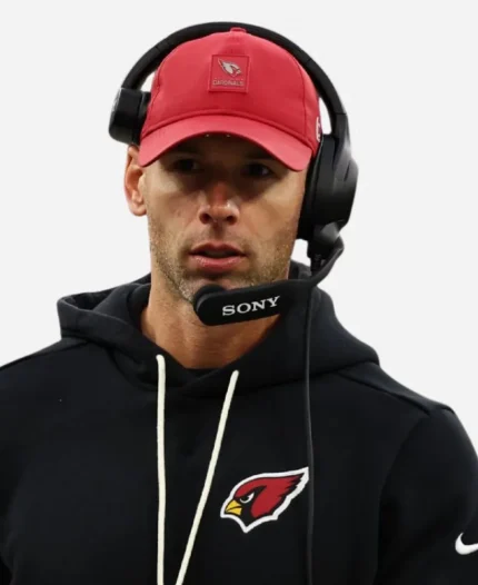AZ Cardinals Jonathan Gannon Sideline Club Hoodie