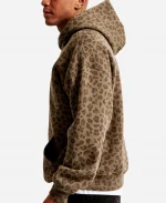 Abercrombie Essential Popover Leopard Pattern Hoodie