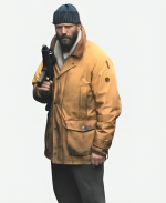 Adam Cla The Beekeeper 2 Jason Statham Yellow Cotton Jacket