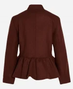 Adidas CNY 2026 Peplum Brown Jacket