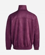 Adidas Chinese New Year 2026 Purple Tang Suede Leather Jacket