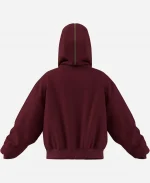 Adidas Chinese New Year SS26 Burgundy Corduroy Padded Jacket