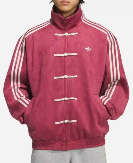 Adidas New Chinese Style Burgundy Jacket