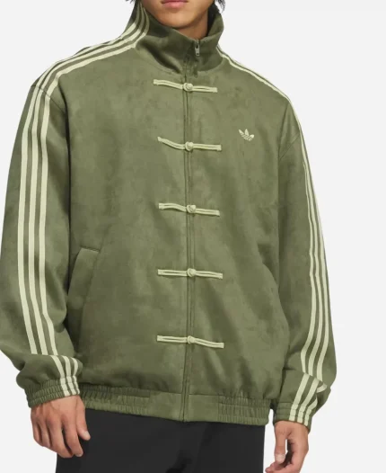 Adidas New Chinese Style Green Track Jacket