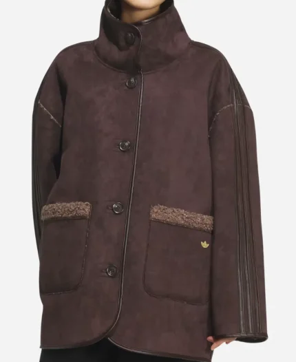 Adidas Originals CNY 2026 Brown Crafted Jacket