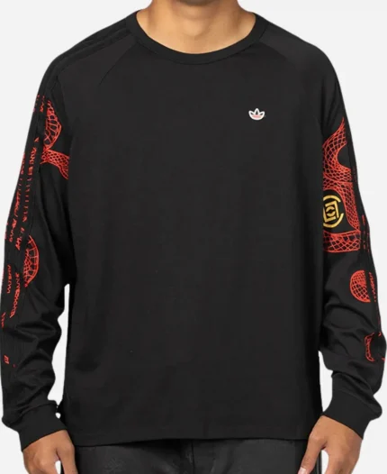 Adidas x CLOT Edison Chen LNY Black T-Shirt