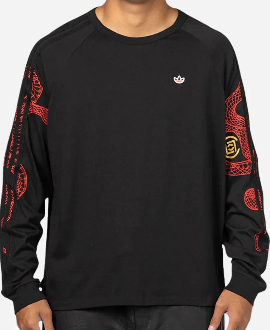 Adidas x CLOT Edison Chen LNY Black T-Shirt Adidas x CLOT Edison Chen LNY Black T-Shirt