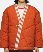 Adidas x Edison Chen Clot Wrap Orange Puffer Jacket