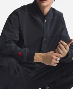 Adidas x Manchester United Stone Roses Jacket In Black