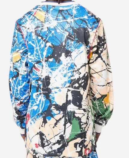 Adidas x Manchester United Stone Roses Multicolor Long-Sleeve T–Shirt