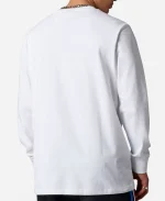 Adidas x Manchester United Stone Roses White Long-Sleeve T–Shirt