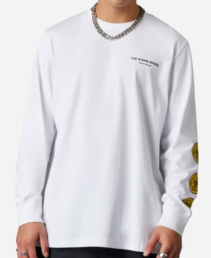 Adidas x Manchester United Stone Roses White T–Shirt