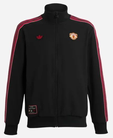 Adidas x Manchester United Terrace Icons Black Track Jacket
