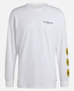 Adidas x Stone Roses Man United White Long-Sleeve T–Shirt