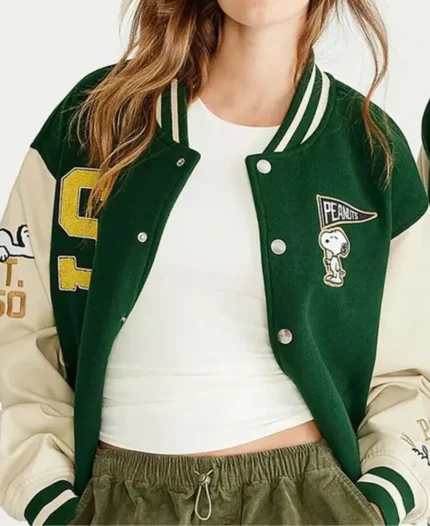 Aéropostale Snoopy Varsity Jacket