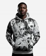 Ahegao Manga Collage Hoodie