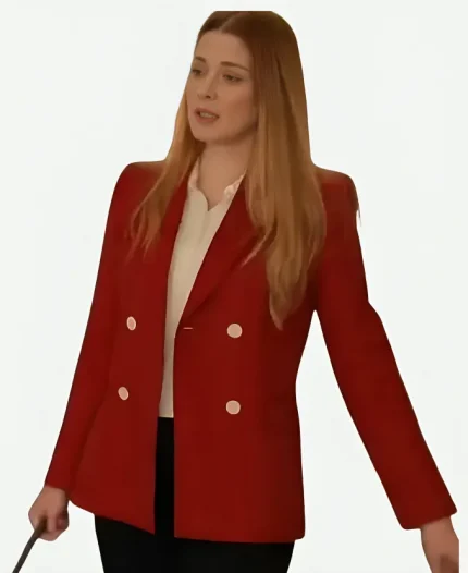 Alexandra Breckenridge Virgin River S03 Melinda Monroe Red Blazer