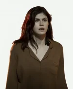 Alexandra Daddario Mayfair Witches Brown Shirt