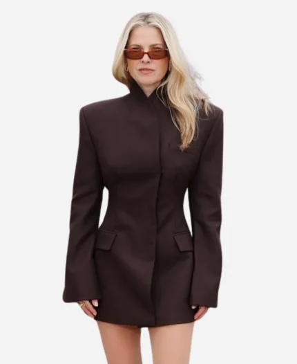 Ali Larter Landman Premiere Brown Blazer