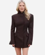 Ali Larter Landman Premiere Night Blazer - Brown