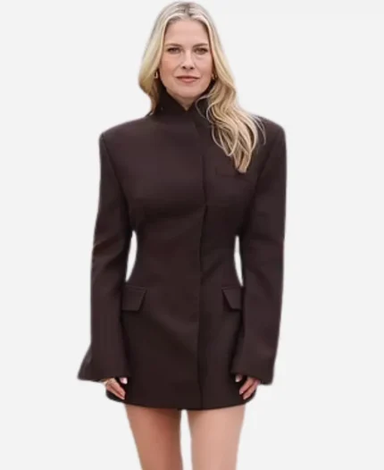Ali Larter Landman Premiere Night Blazer - Brown