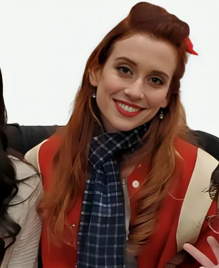 Alisha Erozer Amityville Apt Red Jacket