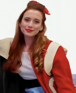 Alisha Erozer Movie Amityville Apt 2023 Red Beth Wool Jacket