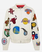All NBA White Jacket