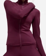 Alo Airlift Winter Burgundy Jacket
