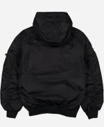 Alpha Industries Brooklyn Nets Black Bomber Jacket