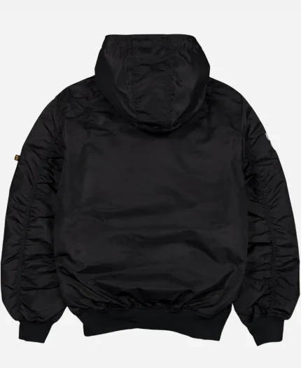Alpha Industries Brooklyn Nets Black Bomber Jacket
