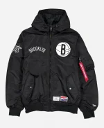 Alpha Industries Brooklyn Nets Jacket
