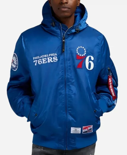 Alpha Industries Philadelphia 76ers Jacket