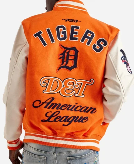 American League MLB Detroit Tigers Varsity Jacket